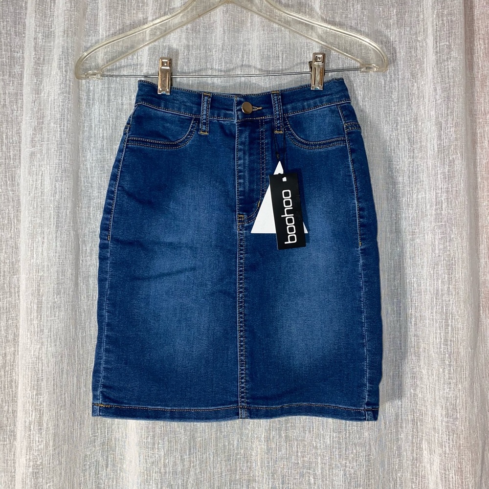 BooHoo Denim Skirt